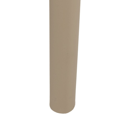 Scaun de exterior din polipropilenă bej 50 x 58 x 80 cm [10]