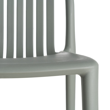 Scaun de exterior din polipropilenă verde 47 x 51 x 77,50 cm [3]