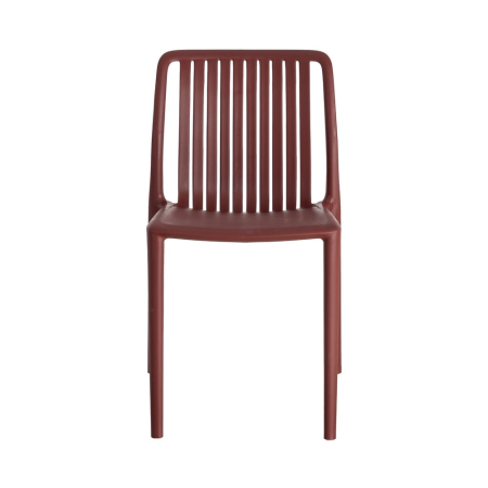 Scaun de exterior din polipropilenă roșu 47 x 51 x 77,50 cm [8]