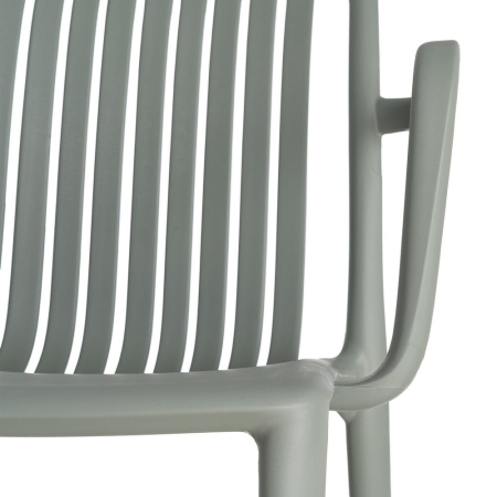 Scaun de exterior din polipropilenă verde 53 x 50 x 77,50 cm [3]