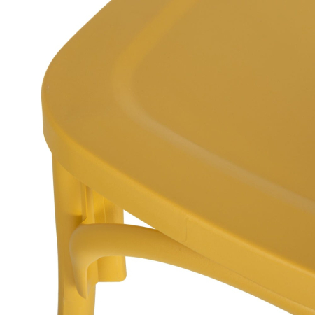 Scaun de exterior  din polipropilenă galben 48,50 x 43 x 91 cm [7]