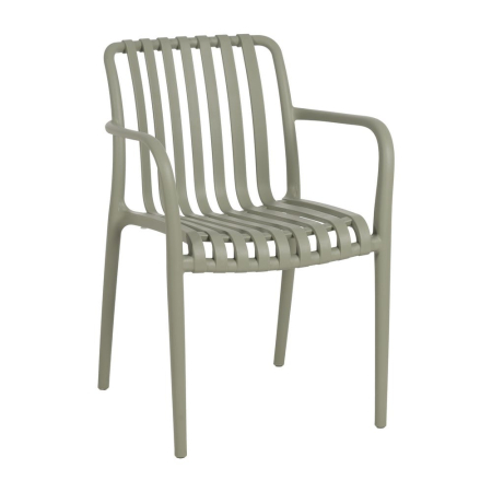 Scaun de exterior din polipropilenă verde 56 x 57 x 81 cm [2]