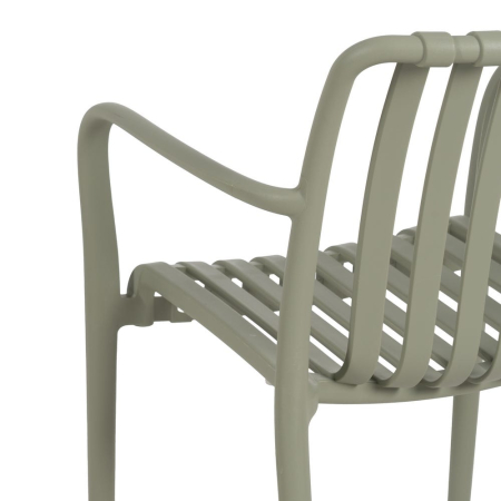 Scaun de exterior din polipropilenă verde 56 x 57 x 81 cm [9]