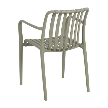 Scaun de exterior din polipropilenă verde 56 x 57 x 81 cm [5]
