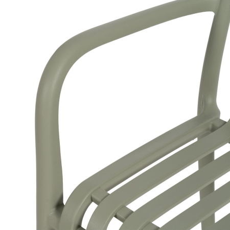 Scaun de exterior din polipropilenă verde 56 x 57 x 81 cm [8]