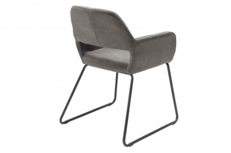 Scaun dining Mustang cu tapiterie din microfibra [3]