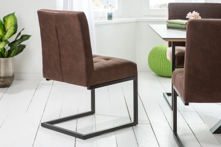 Scaun dining Rider cu tapiterie din microfibra [5]