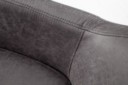 Scaun dining Supreme cu tapiterie din microfibra si picioare din lemn [4]