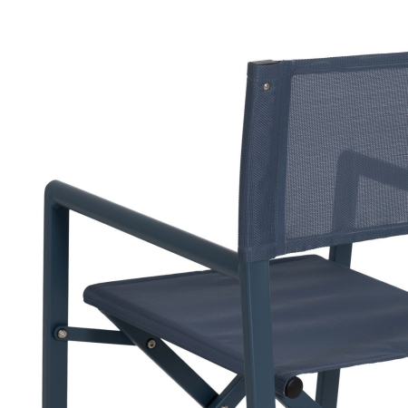 Scaun de exterior Director din aluminiu albastru-textilena 56 x 53 x 84 cm [11]