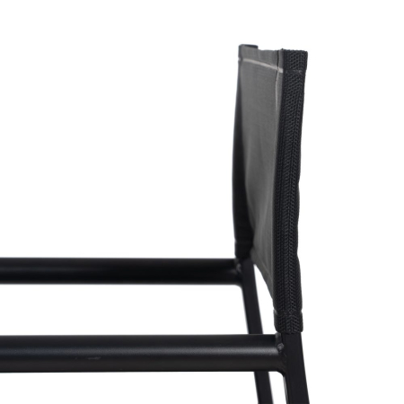 Scaun de exterior Director din aluminiu negru-textilena 56 x 53 x 84 cm [9]