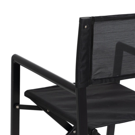Scaun de exterior Director din aluminiu negru-textilena 56 x 53 x 84 cm [11]