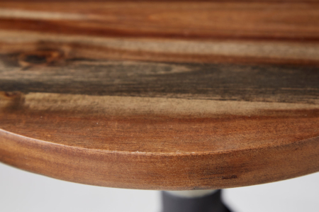 Scaun FACTORY din lemn de salcam, 38-60 cm [5]