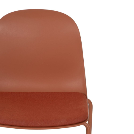 Scaun de exterior flame red metal  50 x 53 x 85 cm [5]