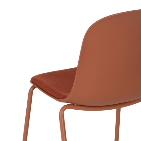 Scaun de exterior flame red metal  50 x 53 x 85 cm [9]