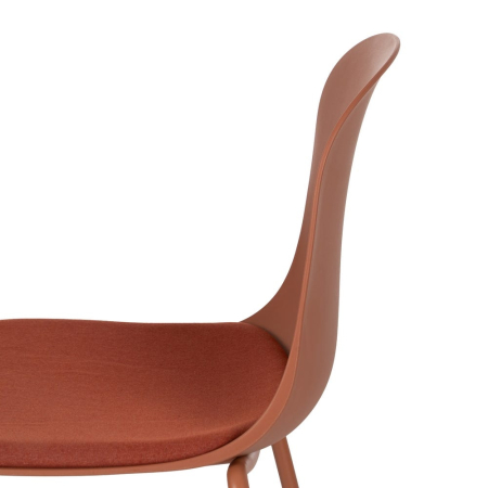 Scaun de exterior flame red metal  50 x 53 x 85 cm [8]