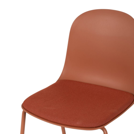 Scaun de exterior flame red metal  50 x 53 x 85 cm [6]