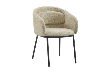 Scaune - Scaun FLORENZ din material texturat bej