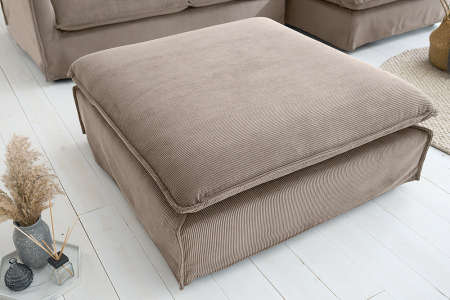 Scaun HEAVEN 100 cm cu husă detașabilă, cordon, gri [2]