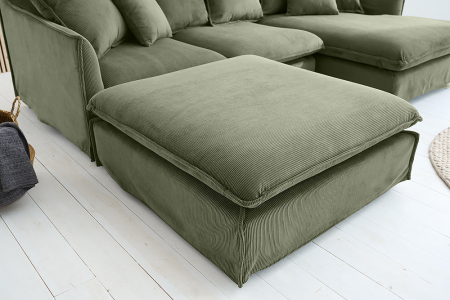Scaun HEAVEN 100 cm cu husă detașabilă, cordon verde [3]
