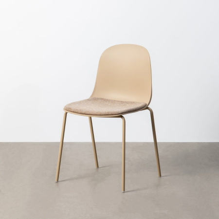 Scaun de exterior khaki din metal  46 x 51 x 85 cm [1]