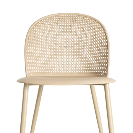 Scaun de exterior khaki din metal  51 x 46 x 80 cm [8]