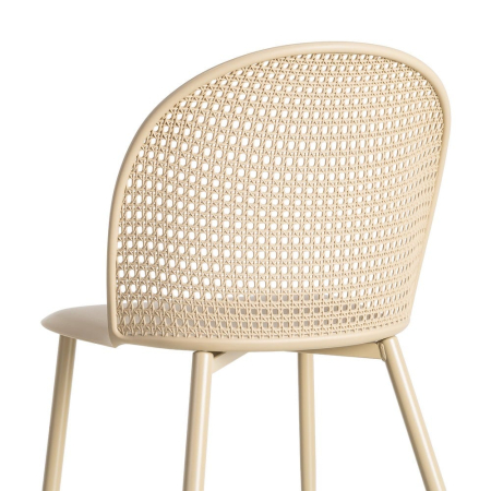 Scaun de exterior khaki din metal  51 x 46 x 80 cm [6]