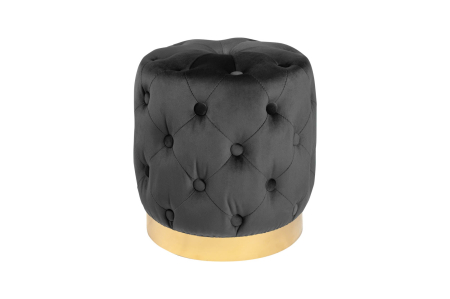 Scaune - Scaun MODERN BAROCK 35 cm catifea negru auriu
