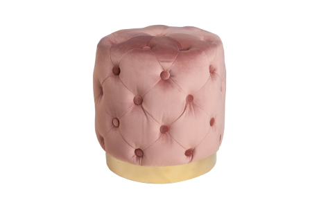 Scaune - Scaun MODERN BAROCK 35 cm catifea roz închis auriu