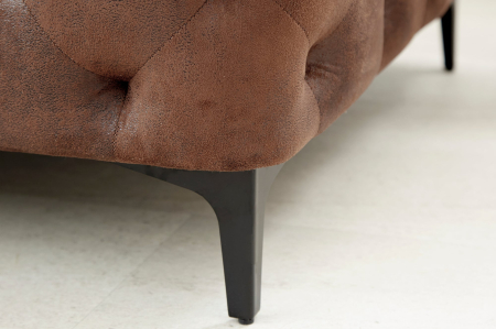 Scaun MODERN BAROCK 90 cm maro antic în stil Chesterfield [8]