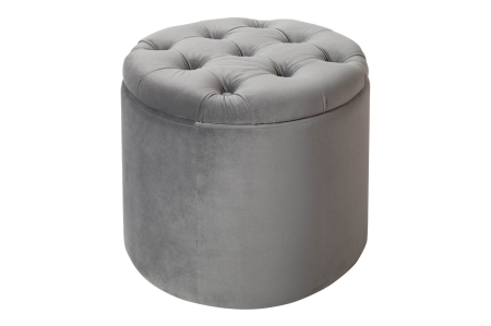 Scaune - Scaun MODERN BAROCK STORAGE 50 cm catifea argintiu