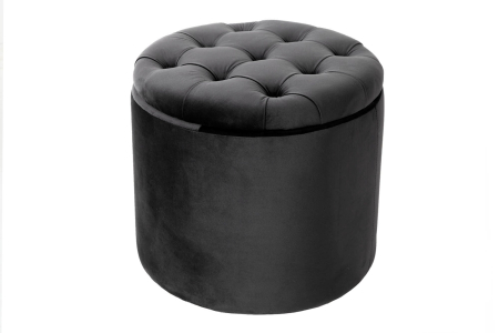 Scaune & fotolii - Scaun MODERN BAROCK STORAGE 50 cm catifea gri