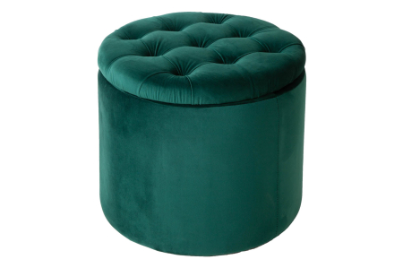 Scaune - Scaun MODERN BAROCK STORAGE 50 cm catifea verde smarald