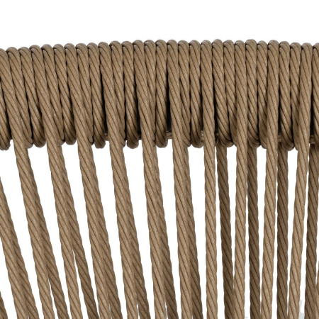 Scaun de exterior  natural-negru 56 x 54 x 75,50 cm [9]