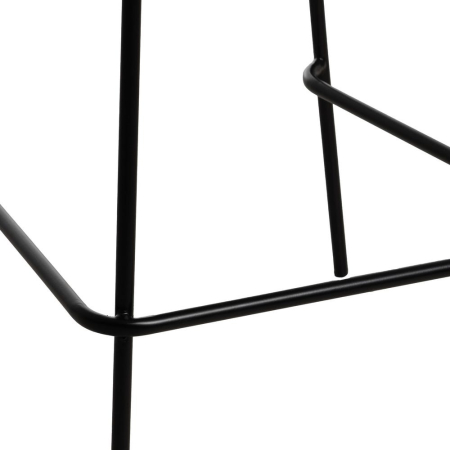 Scaun de exterior natural-negru oțel   59 x 59 x 116,50 cm [9]