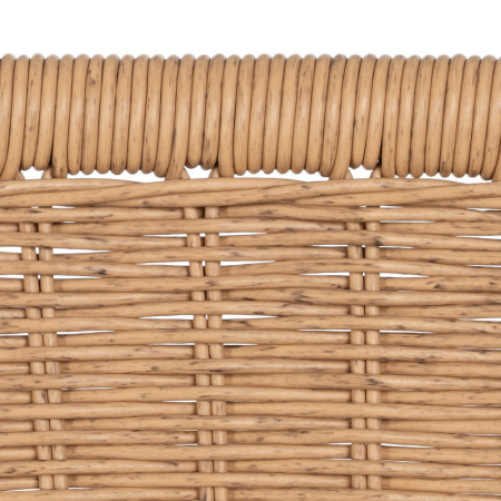 Scaun de exterior natural-negru oțel   59 x 59 x 116,50 cm [10]