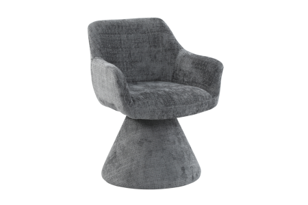 Scaune - Scaun pivotant AMBIENTO 180° cu revenire automată și cotiere, gri chenilele