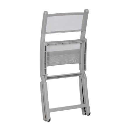 Scaun de exterior pliabil din polipropilenă gri 45 x 55 x 83 cm [5]