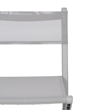 Scaun de exterior pliabil din polipropilenă gri 45 x 55 x 83 cm [6]