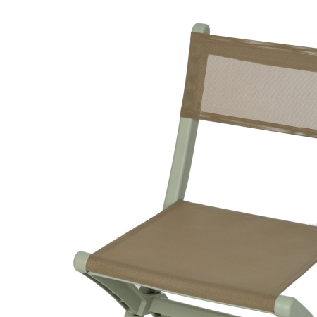 Scaun de exterior pliabil verde din polipropilenă 45 x 55 x 83 cm [7]