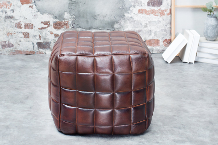 Scaun RIDER 40 cm din piele naturală maro [6]