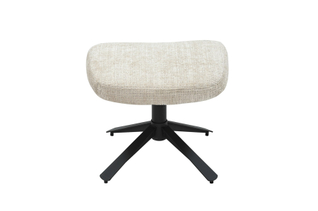 Scaun rotativ CLOUD din tesatura bej, 45 cm [2]