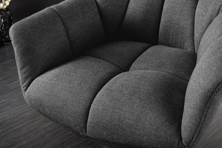 Scaun rotativ PAPILLON 360° antracit, 83-90 cm [6]