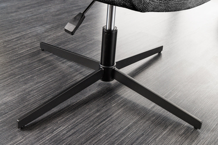 Scaun rotativ PAPILLON 360° antracit, 83-90 cm [7]