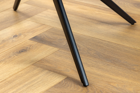 Scaun rotativ PAPILLON 360° din piele maro [7]