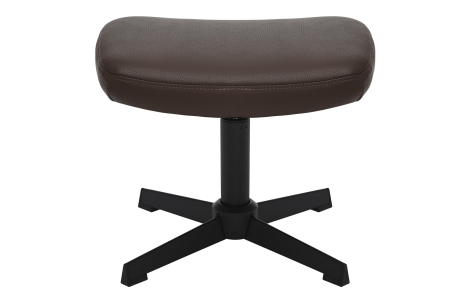 Scaun rotativ VOGUE din piele artificiala maro, 45 cm [4]