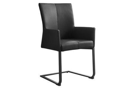 Scaune & fotolii - Scaun SAMSON din piele neagra