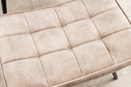 Scaun SCANDINAVIA din catifea sampanie, 40 cm [4]