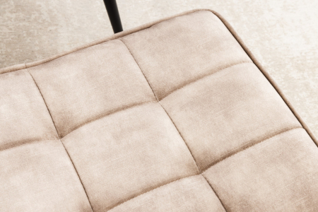 Scaun SCANDINAVIA din catifea sampanie, 40 cm [5]