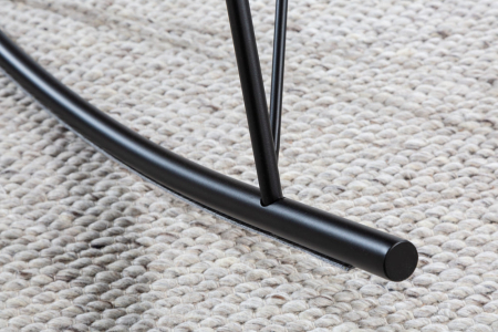 Scaun SCANDINAVIA SWING din catifea sampanie [6]