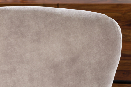 Scaun SCANDINAVIA SWING din catifea sampanie [4]